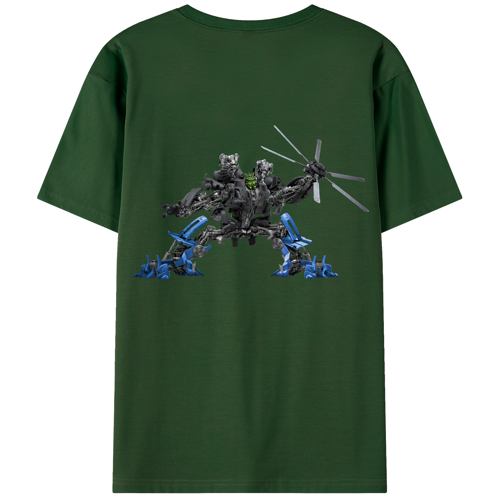 （画像用） Transformers トランスフォーマー 綿100％半袖Tシャツ（背面プリント）